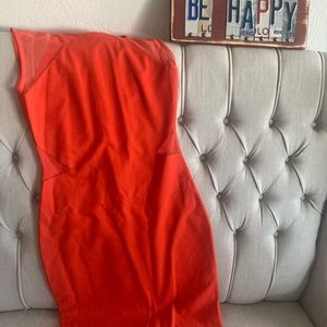 Dress cocktail orange excellent condition